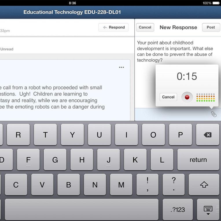 Enhancing Discussions with Multimedia webinar slideshow